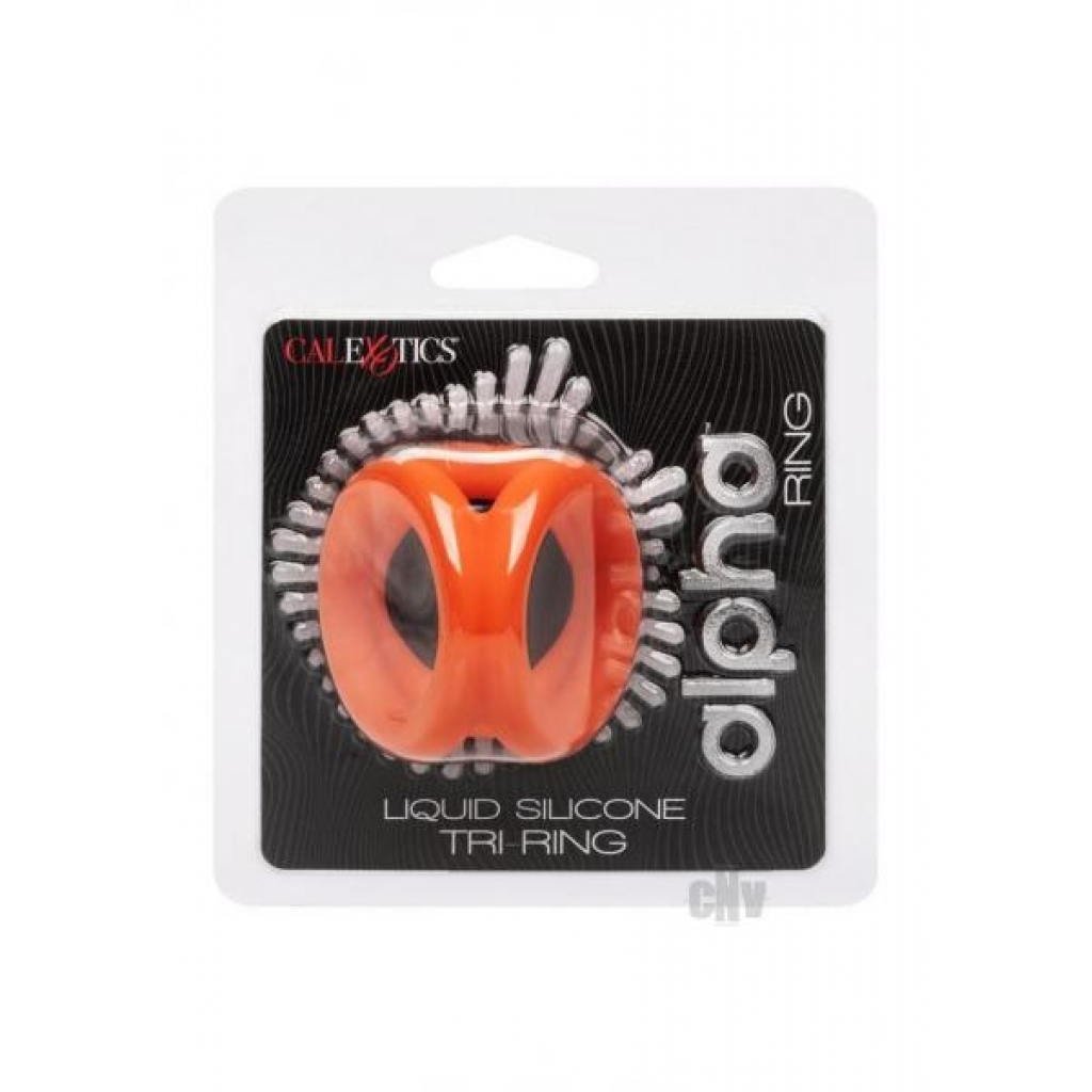 Alpha Liquid Silicone Tri Ring Orn - California Exotic Novelties, Llc