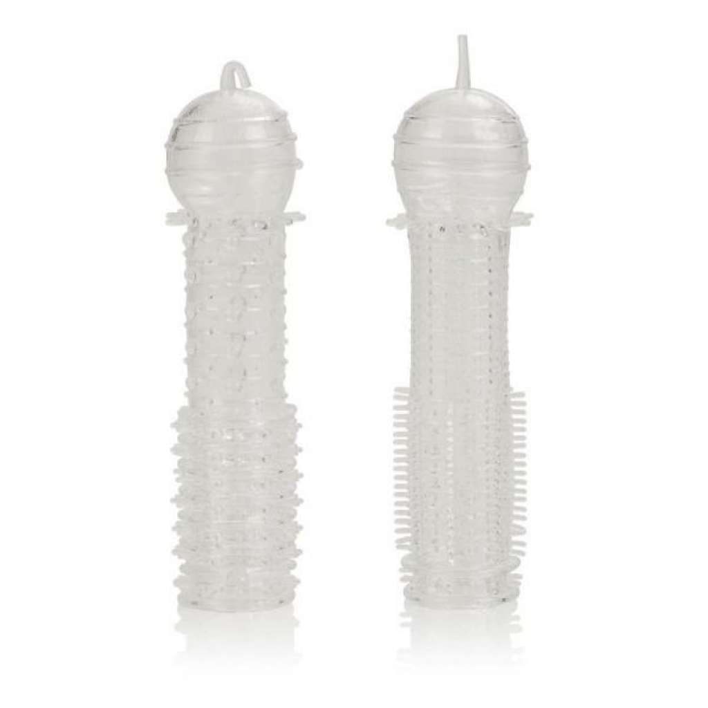 Senso Sleeves 2 Pack Clear 5 Inch Clear - Cal Exotics