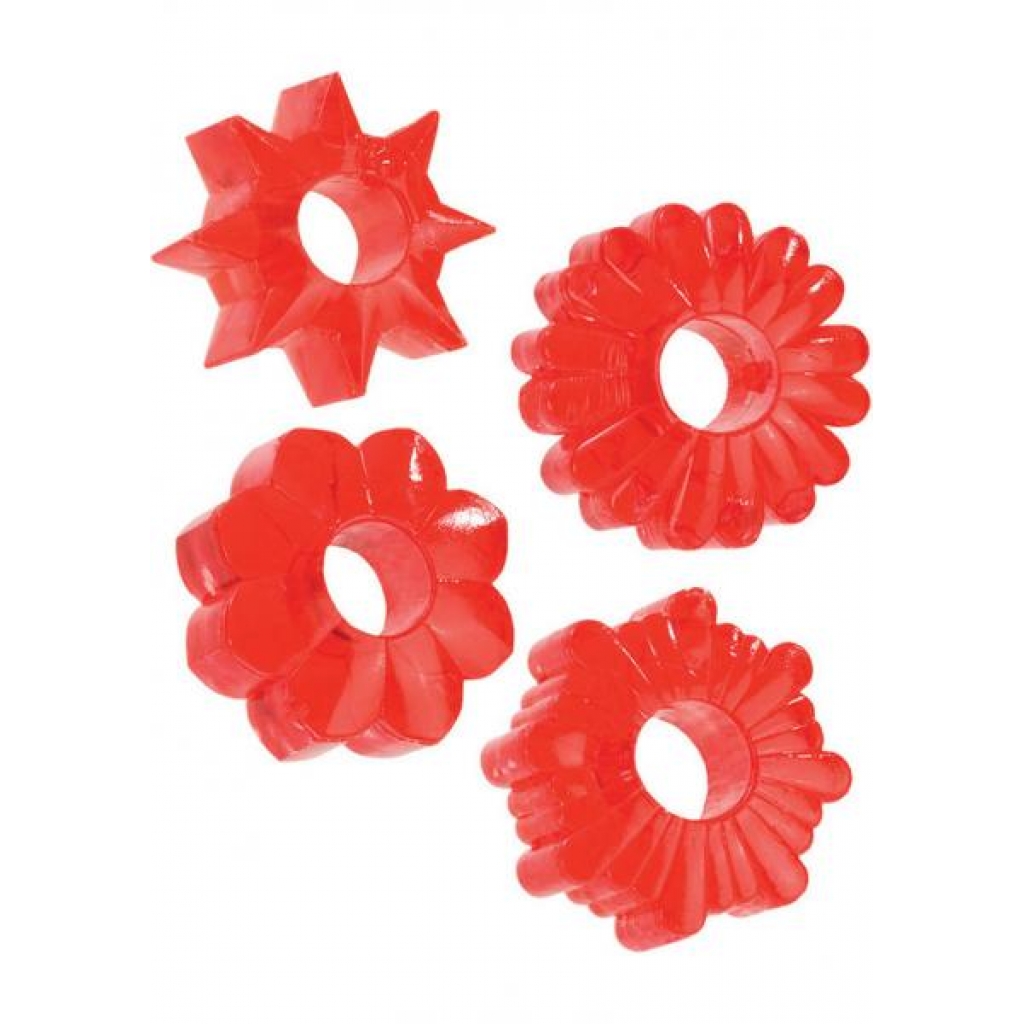 Super Stretchy Enhancers - Red Assorted Shapes