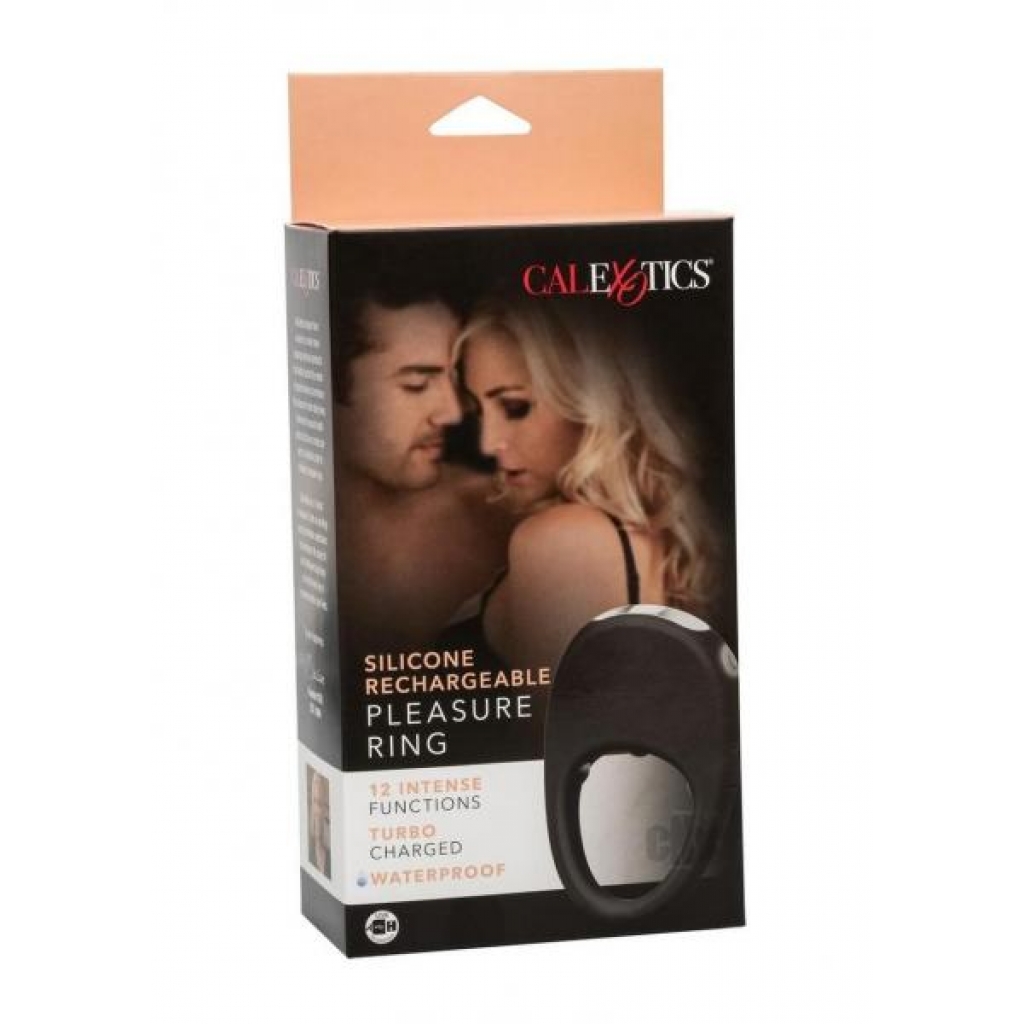 Silicone Rechargeable Pleasure Ring Blk - California Exotic Novelties, Llc