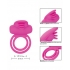 Dual Clitoral Flicker Enhancer Vibrating Cock Ring in Pink