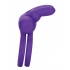 Rockin Rabbit Enhancer Vibrating Cock Ring Purple - Cal Exotics