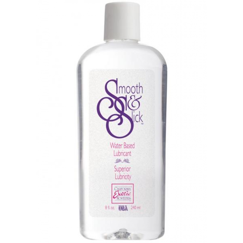 Smooth and Slick Water Based Lubricant 8 oz - Cal Exotics