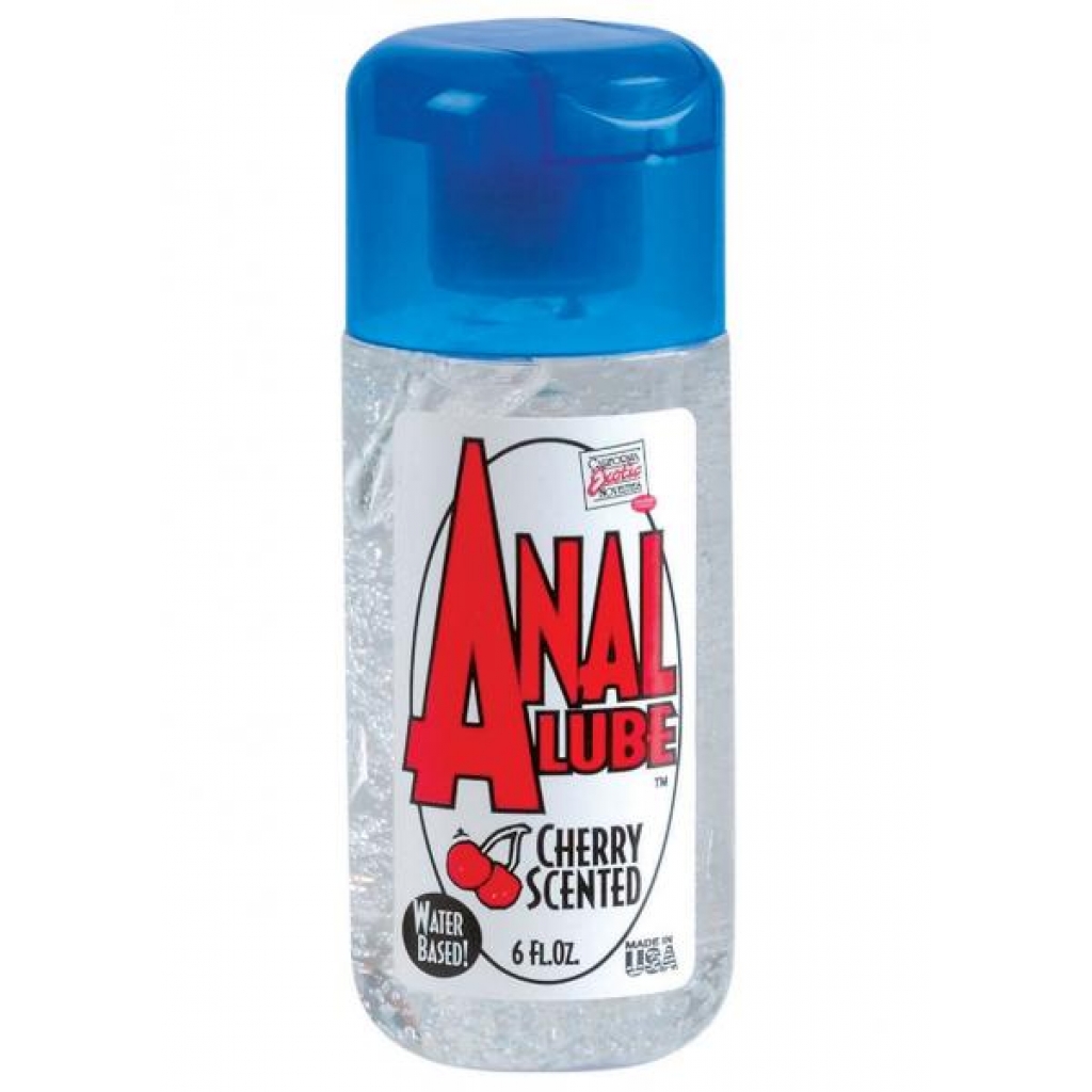 Anal Lube Cherry Scented Water Based 6 Ounce - Cal Exotics