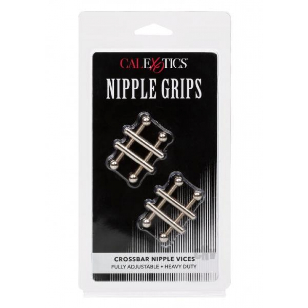 Crossbar Nipple Vice Set - Silver