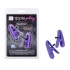 Vibrating Nipple Clamps - Purple Nipplettes