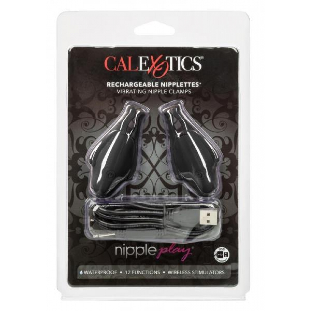 Nipply Play Rechargeable Nipplettes Black