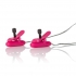 Nipple Play Heated Vibrating Teasers - Pink