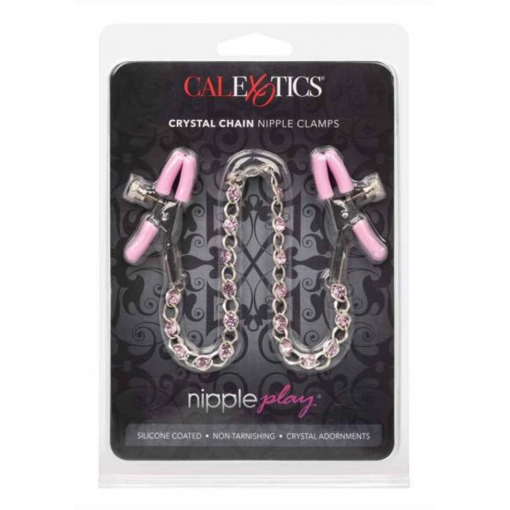 Crystal Chain Nipple Clamps for Sensational Teasing