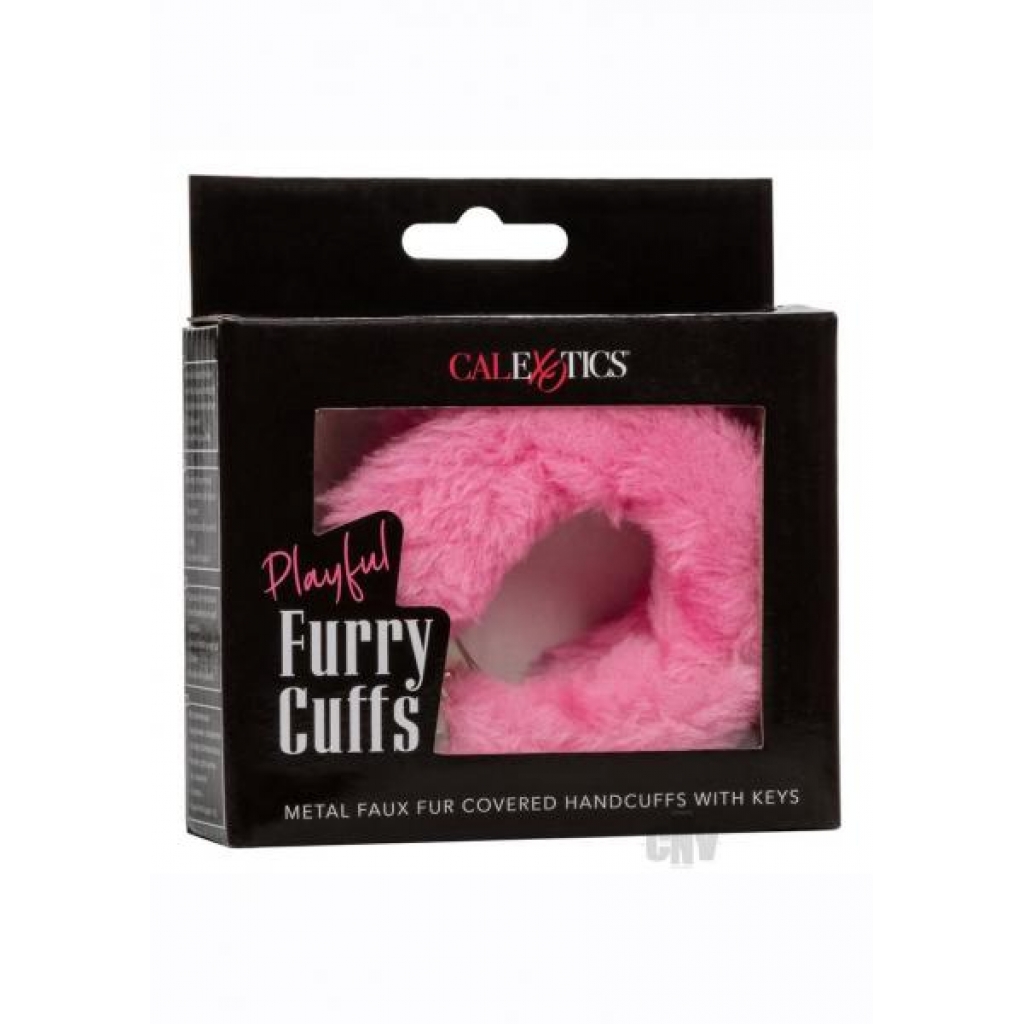 Playful Furry Cuffs Pink - California Exotic Novelties, Llc