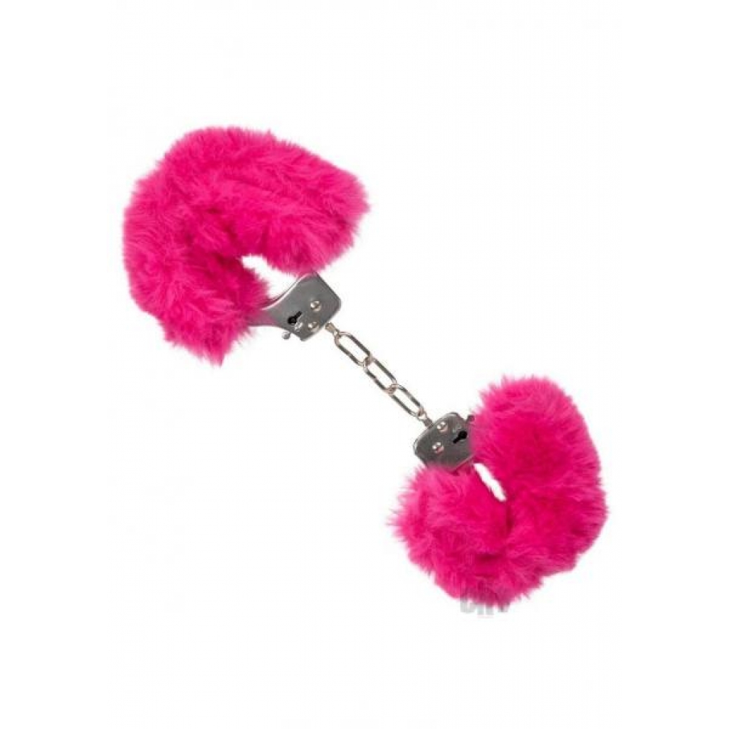 Ultra Fluffy Furry Cuffs Pink - California Exotic Novelties, Llc