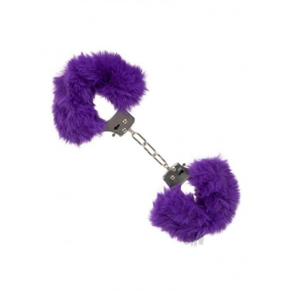 Ultra Fluffy Furry Cuffs - Purple