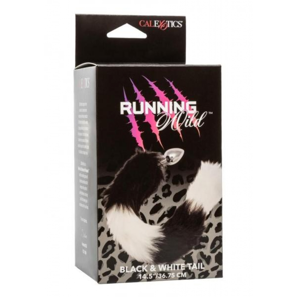 Running Wild Black/white Tail - California Exotic Novelties, Llc