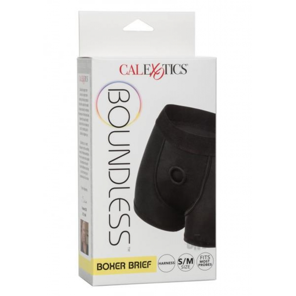 Boundless Boxer Brief S/m Black - California Exotic Novelties, Llc