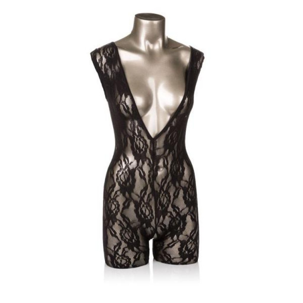 Scandal Lace Body Suit - Black O/S