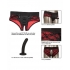 Scandal Crotchless Pegging Panty Set Red L/XL - Cal Exotics