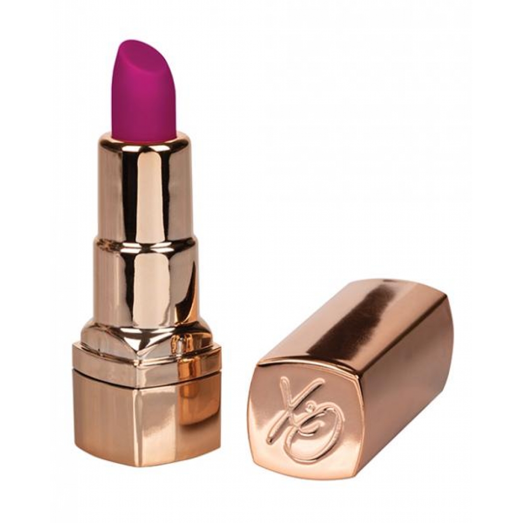 Hide And Play Rechargeable Lipstick Vibrator - Purple