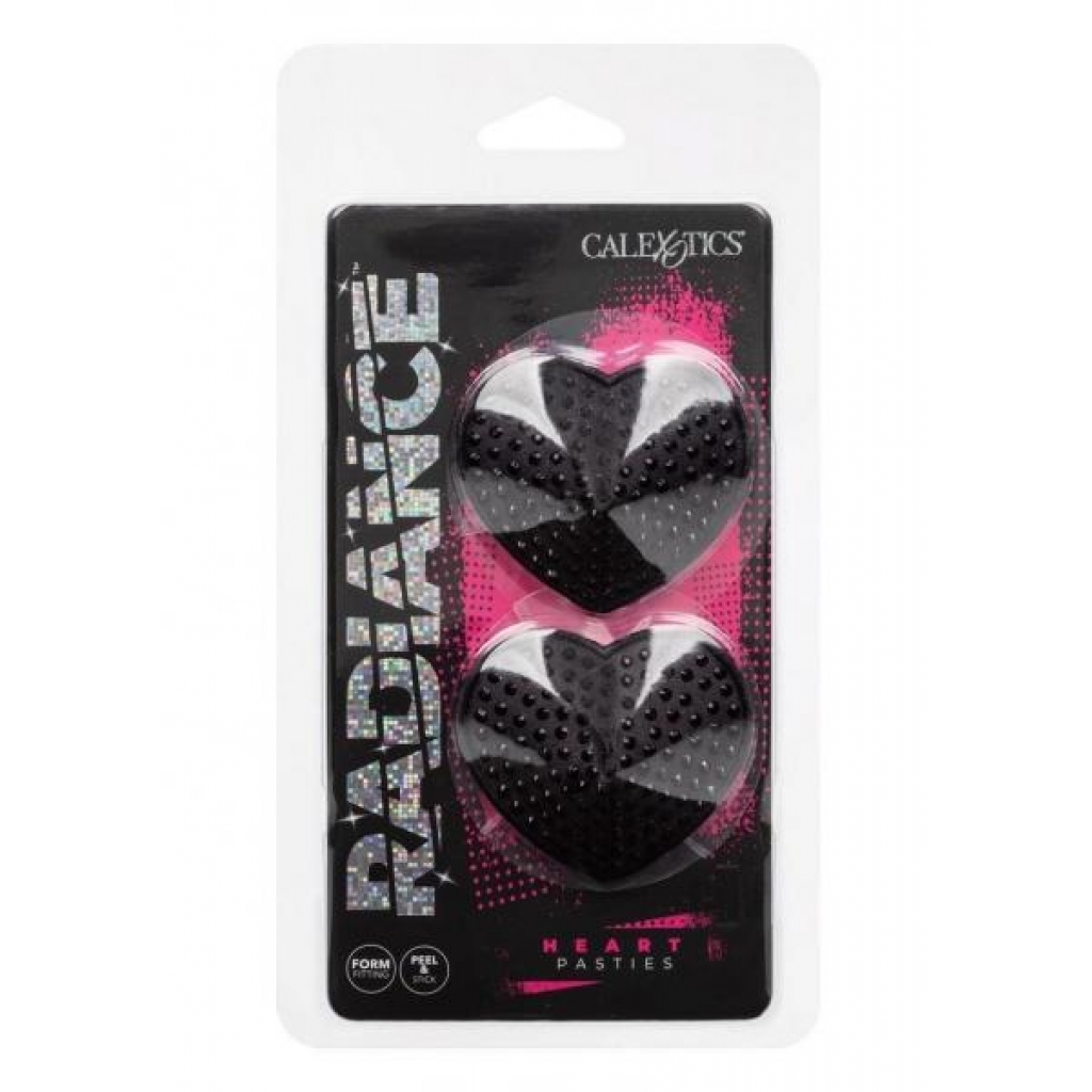 Radiance Heart Pasties Black - California Exotic Novelties, Llc