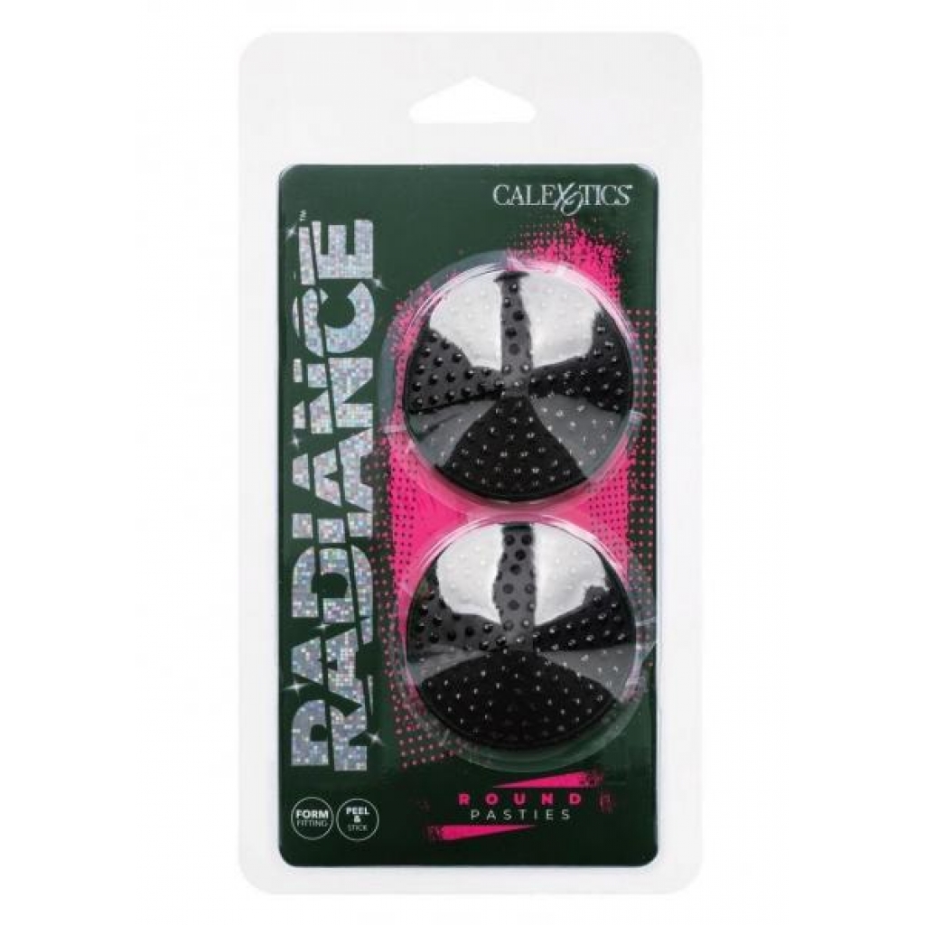 Radiance Round Pasties Black - California Exotic Novelties, Llc