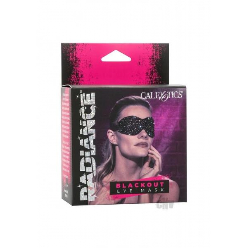 Radiance Blackout Eye Mask Black - California Exotic Novelties, Llc