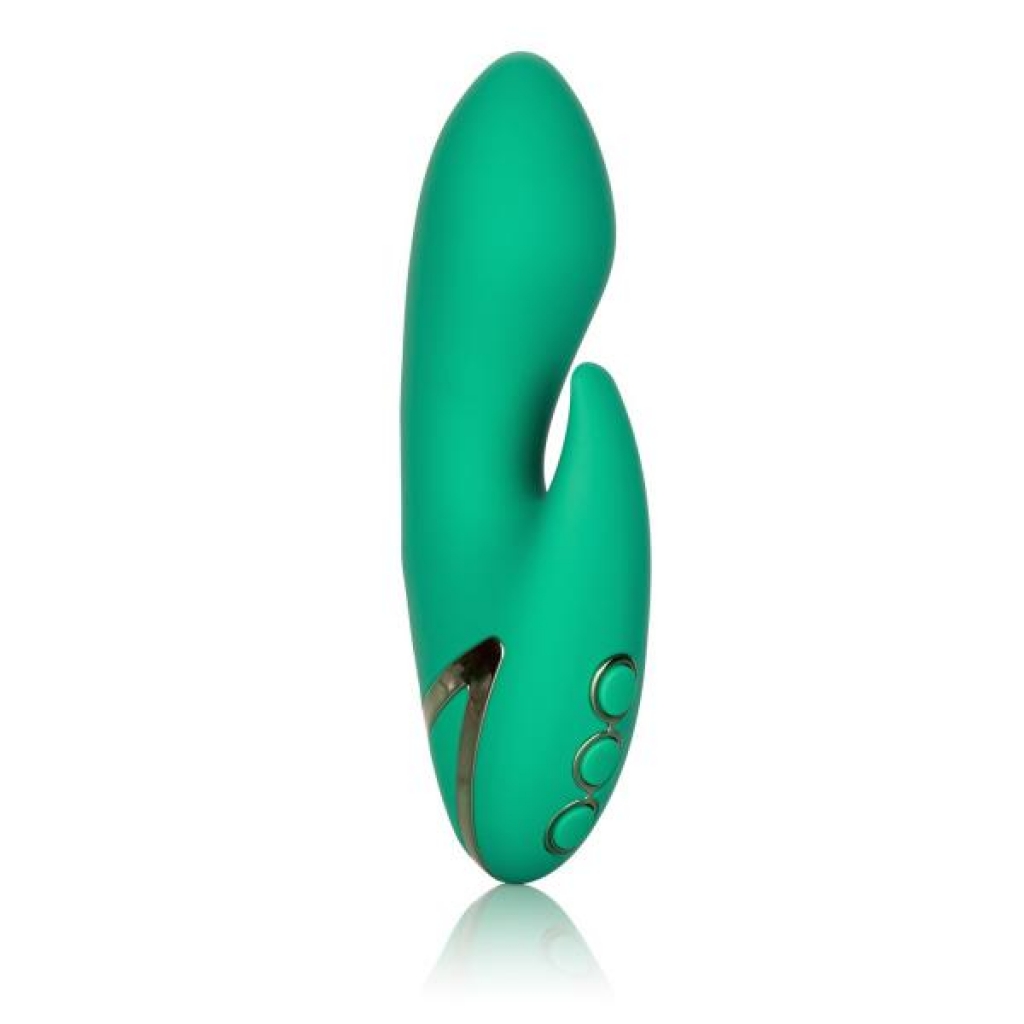 California Dreaming Sierra Sensation Green Rabbit Vibrator - Cal Exotics