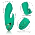 California Dreaming Sierra Sensation Green Rabbit Vibrator - Cal Exotics