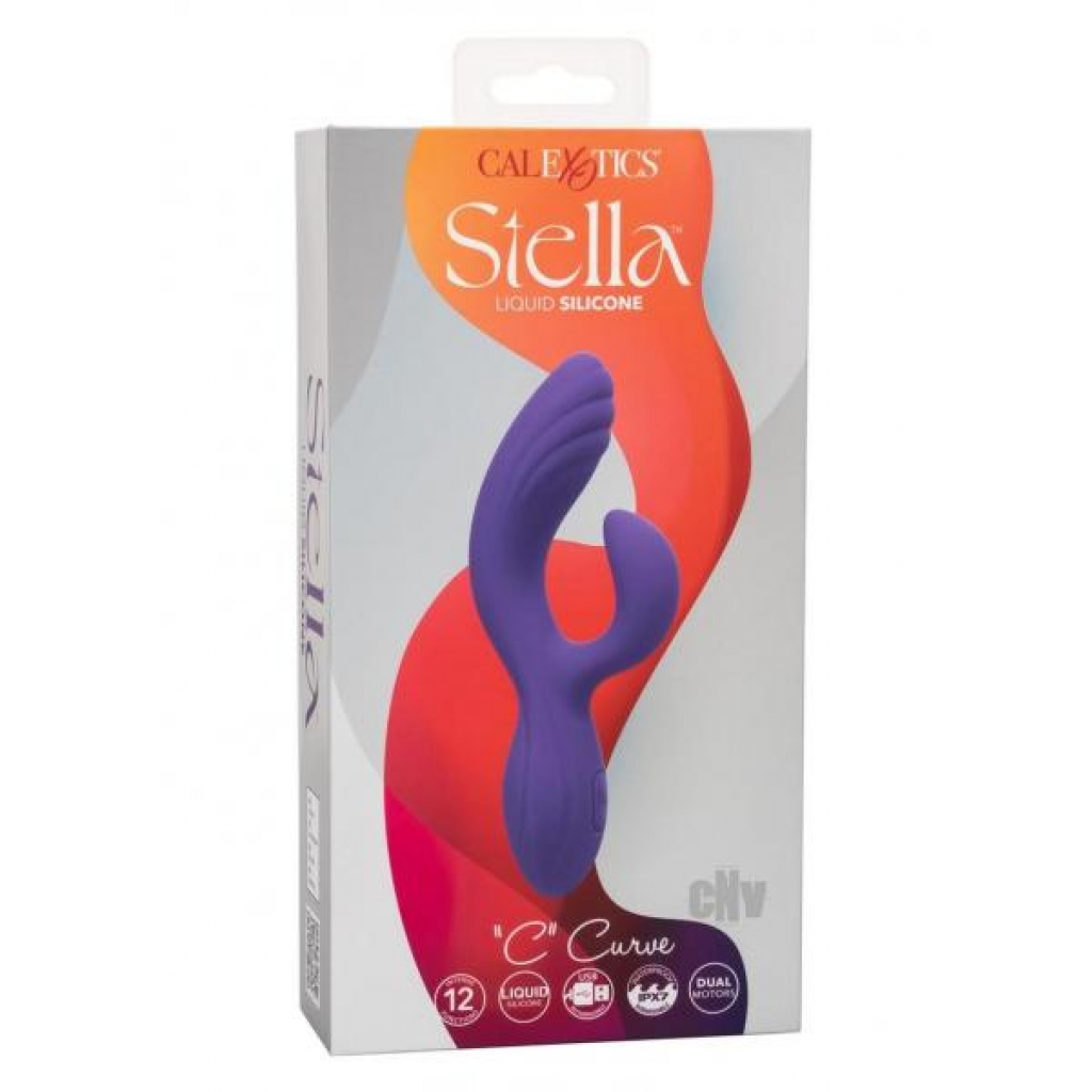 Stella Liquid Silicone C Curve Dual Massager