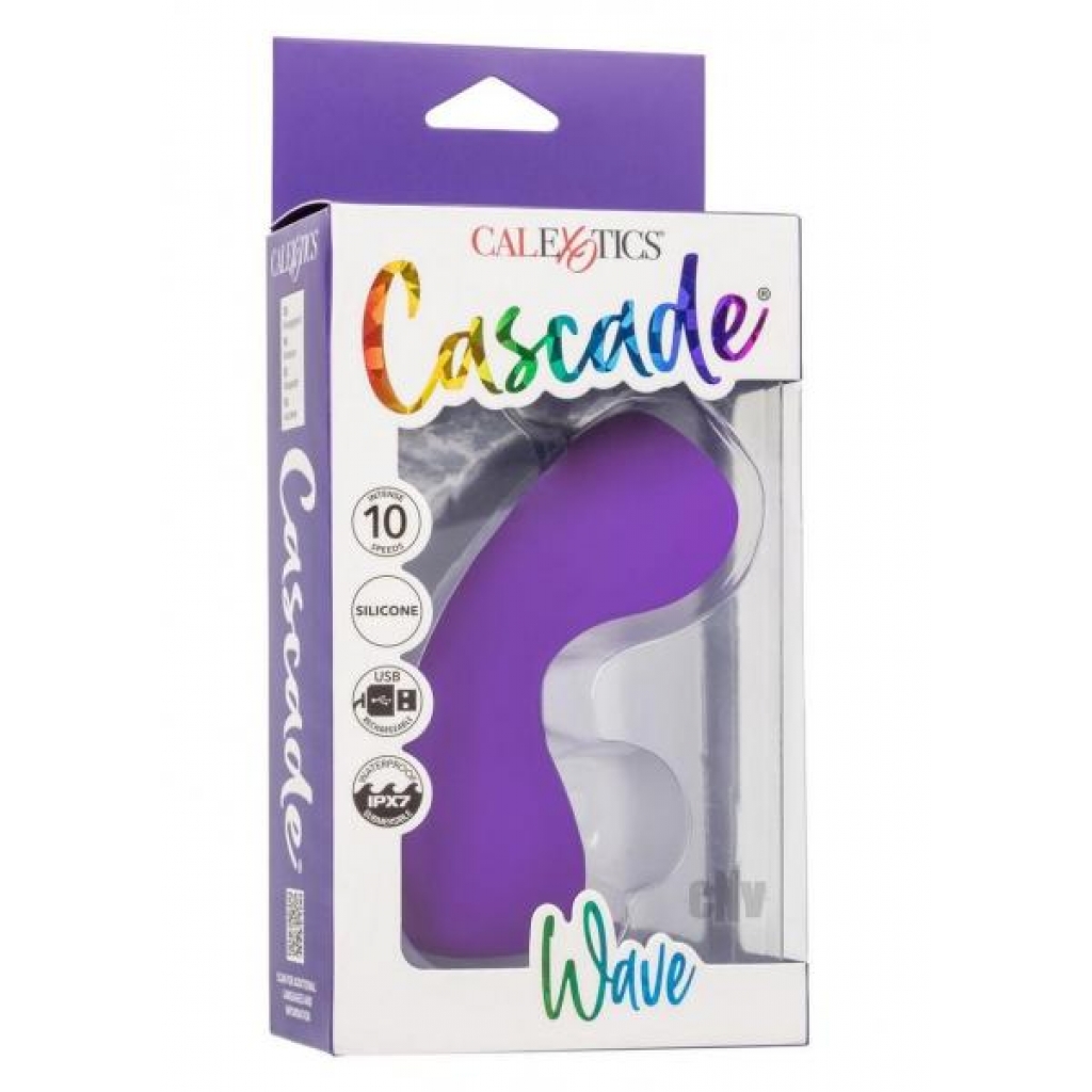 Cascade Wave G-spot and Clitoral Stimulator - Purple