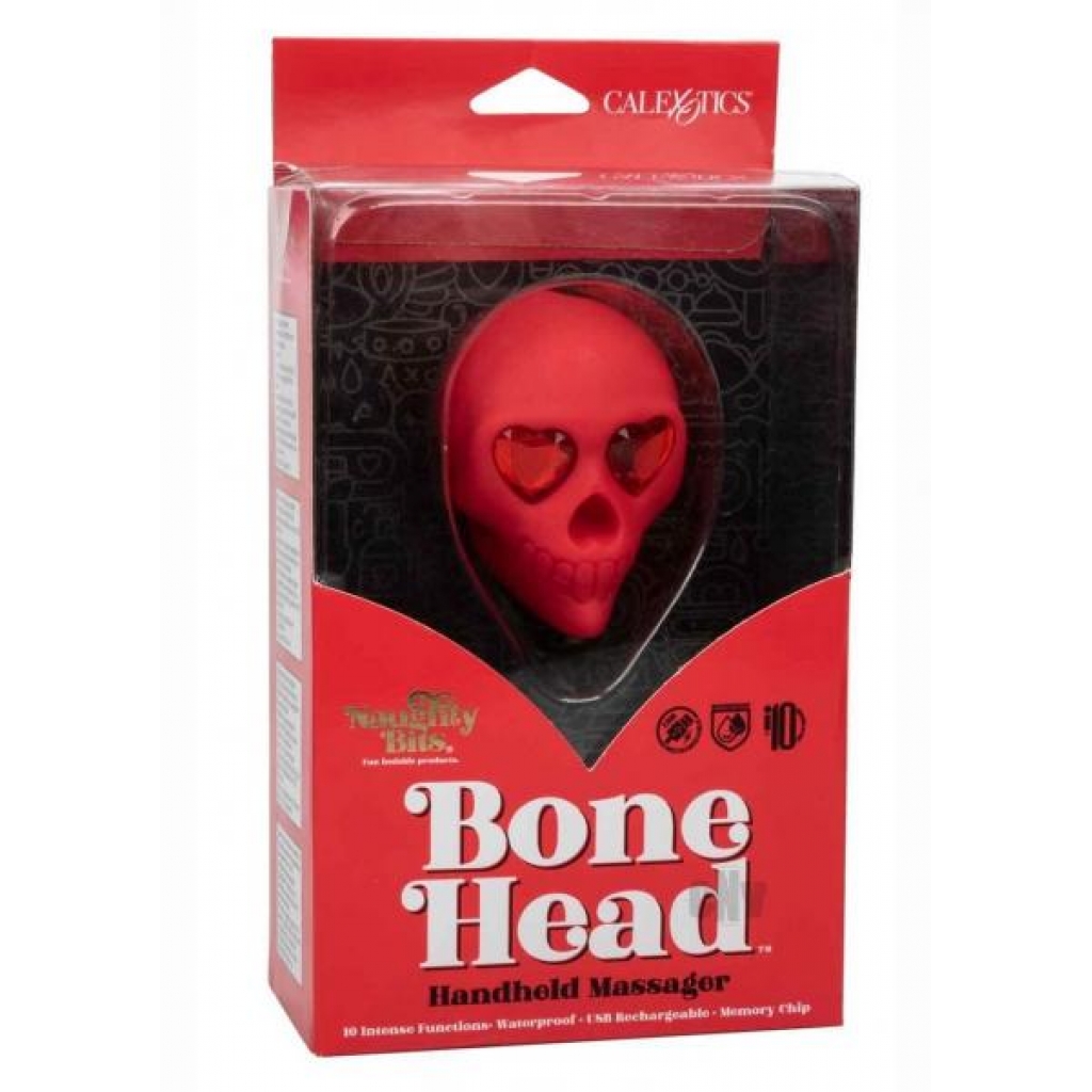 Naughty Bits Bone Head Handheld Massager - Unique Design