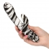 Hype Dual Wand Rabbit Style Vibrator - Black/White