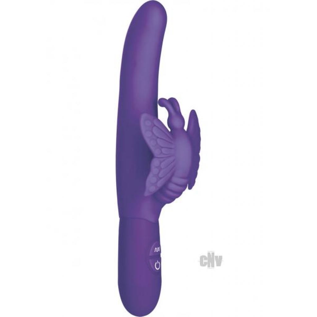 Posh Fluttering Butterfly Purple Vibrator - Cal Exotics