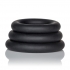 Silicone Support Rings 3 Pack Black - Cal Exotics