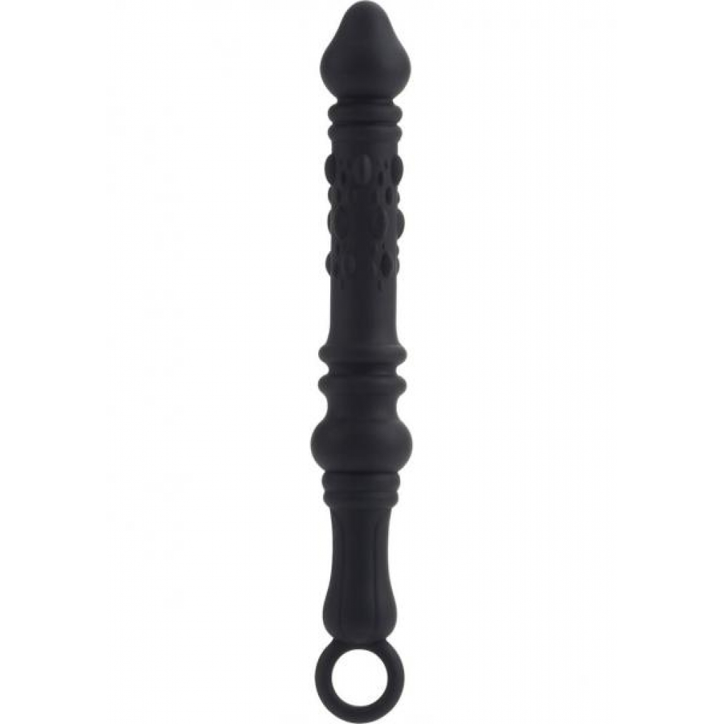 Textured Silicone Prostate Probe with EZ Pull Ring