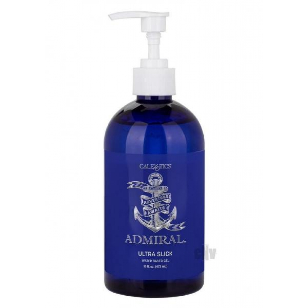 Admiral Ultra Slick Water-Based Gel – 16 oz