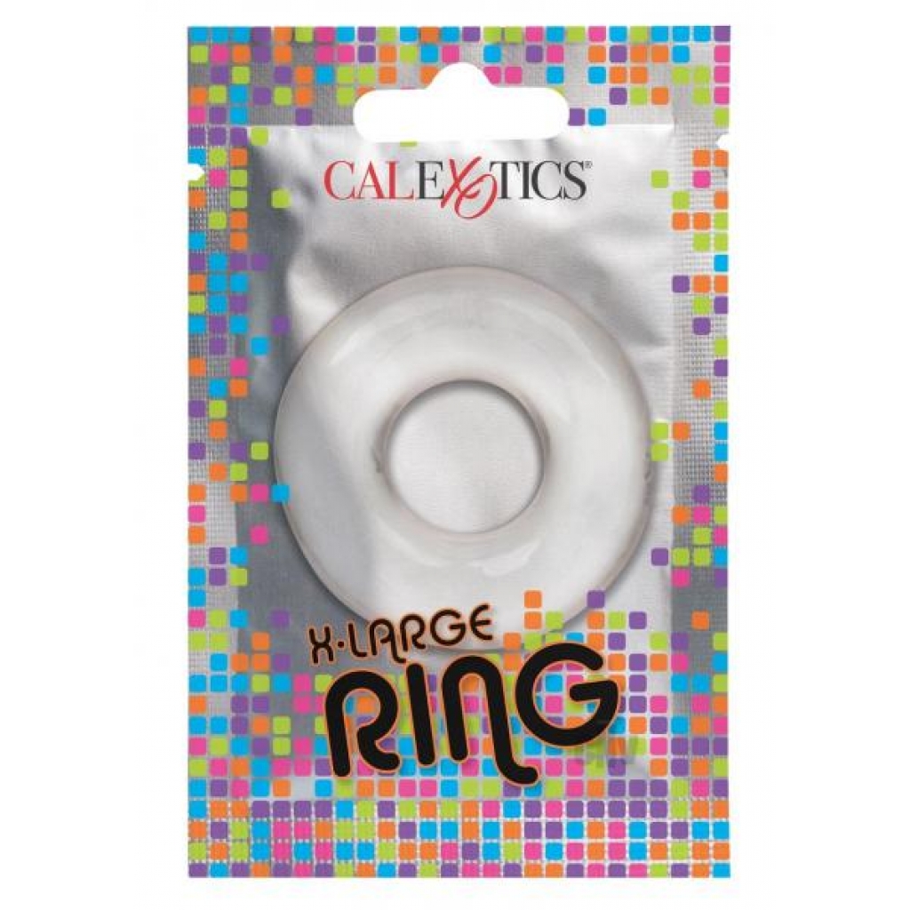 Foil Pack XL Ring - Clear Cock Ring