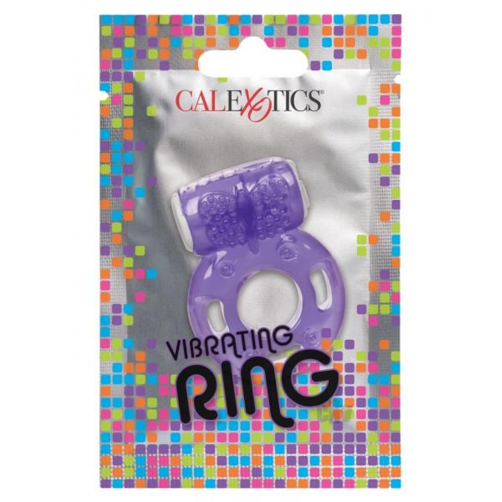 Foil Pack Vibrating Ring Purple - California Exotic Novelties, Llc