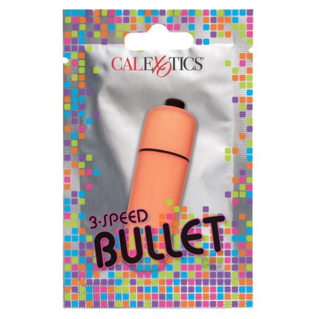 Foil Pack 3 Speed Bullet Orange - California Exotic Novelties, Llc