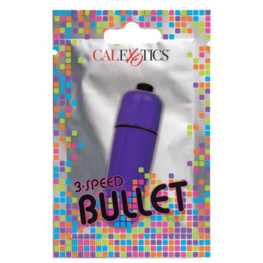 Foil Pack 3 Speed Bullet Purple - California Exotic Novelties, Llc