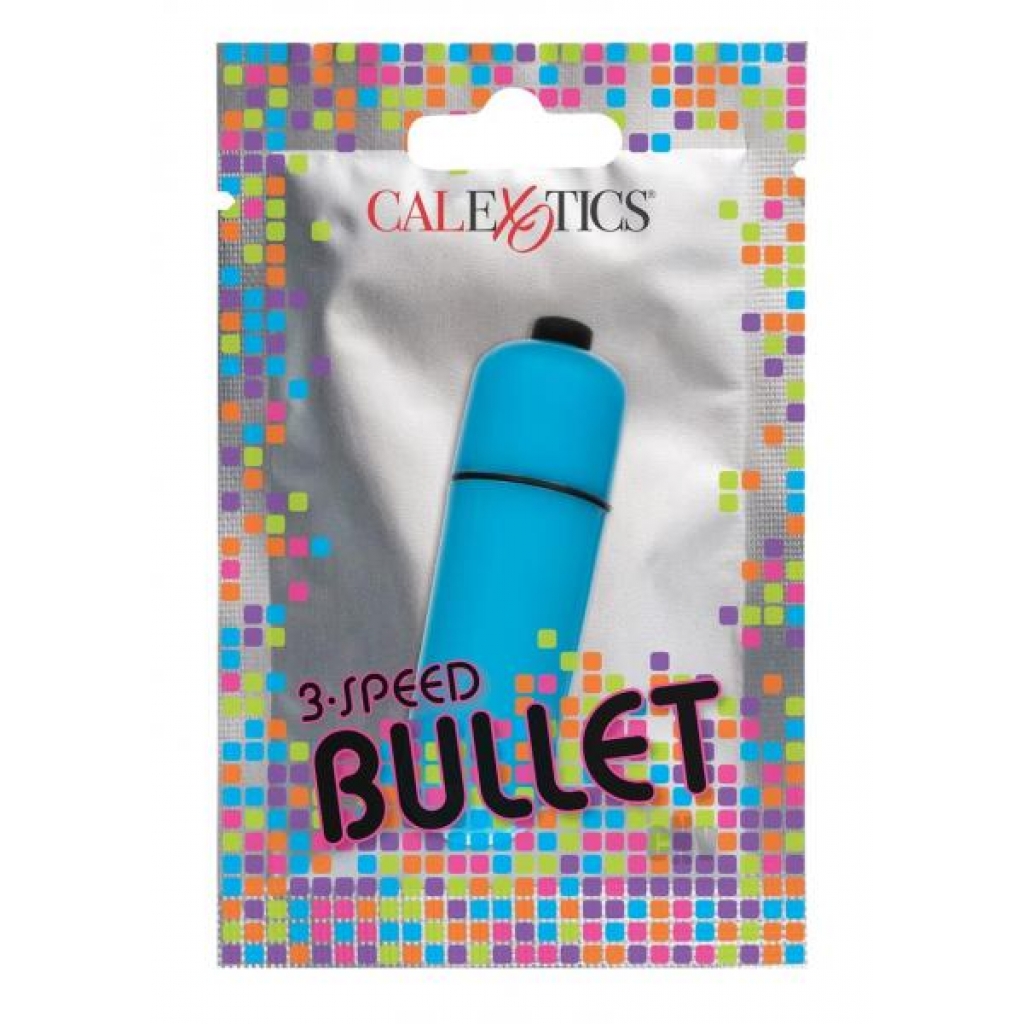 Foil Pack 3 Speed Bullet Blue - California Exotic Novelties, Llc