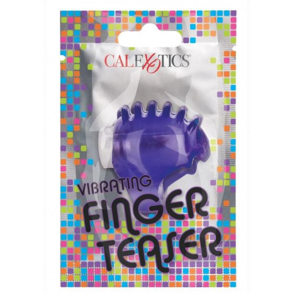 Foil Pk Vibrate Finger Teaser Purple - California Exotic Novelties, Llc