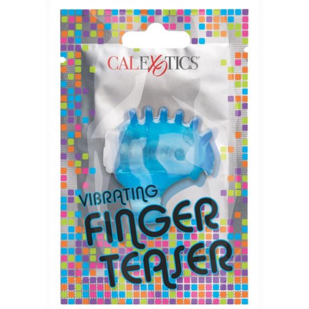 Foil Pk Vibrate Finger Teaser Blue - California Exotic Novelties, Llc