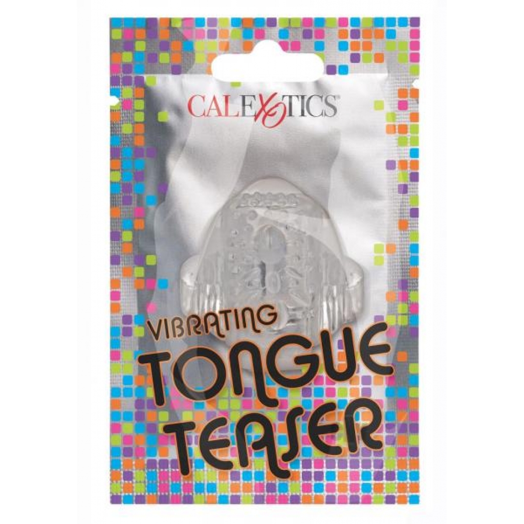 Foil Pk Vibrate Tongue Teaser Clear - California Exotic Novelties, Llc