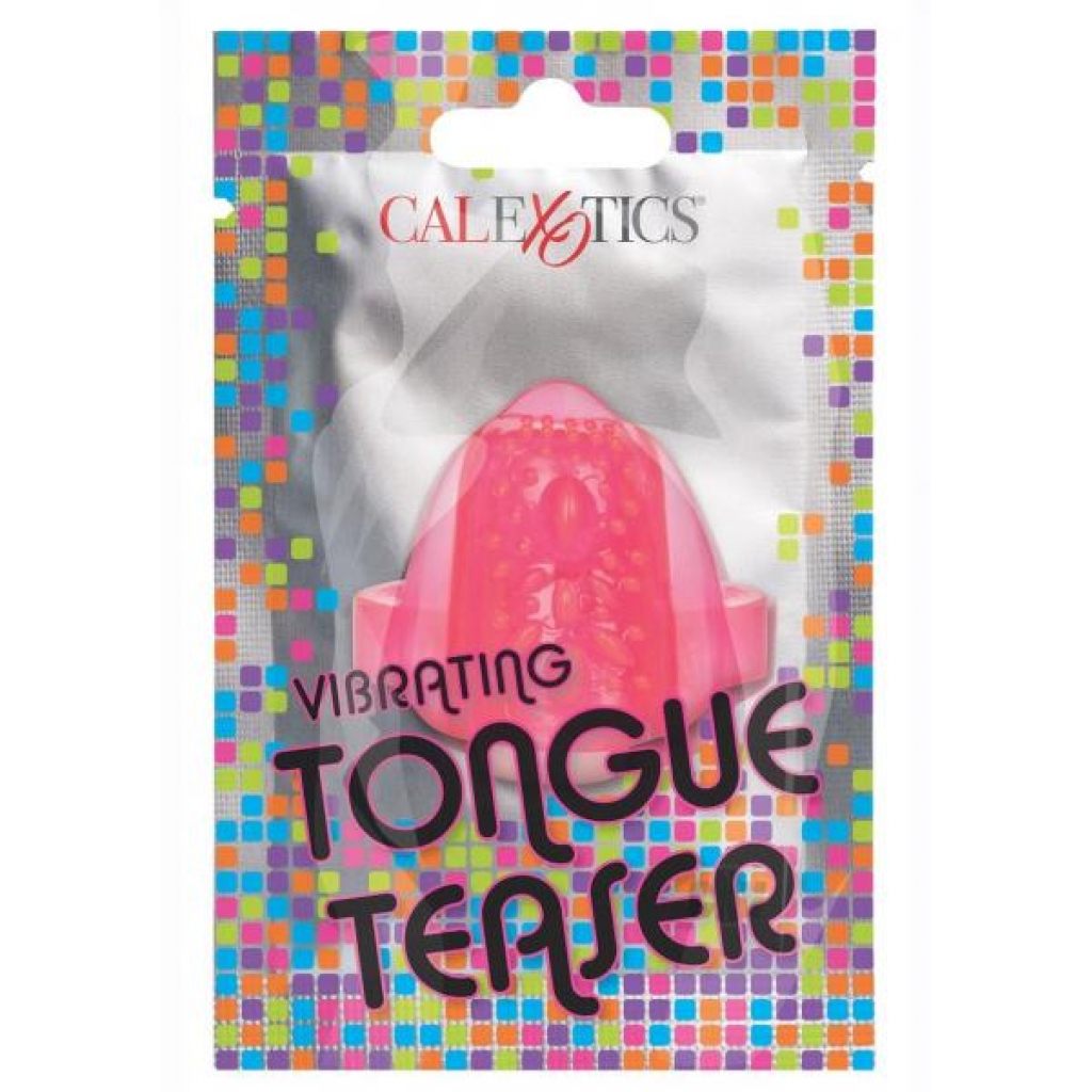 Foil Pk Vibrate Tongue Teaser Pink - California Exotic Novelties, Llc