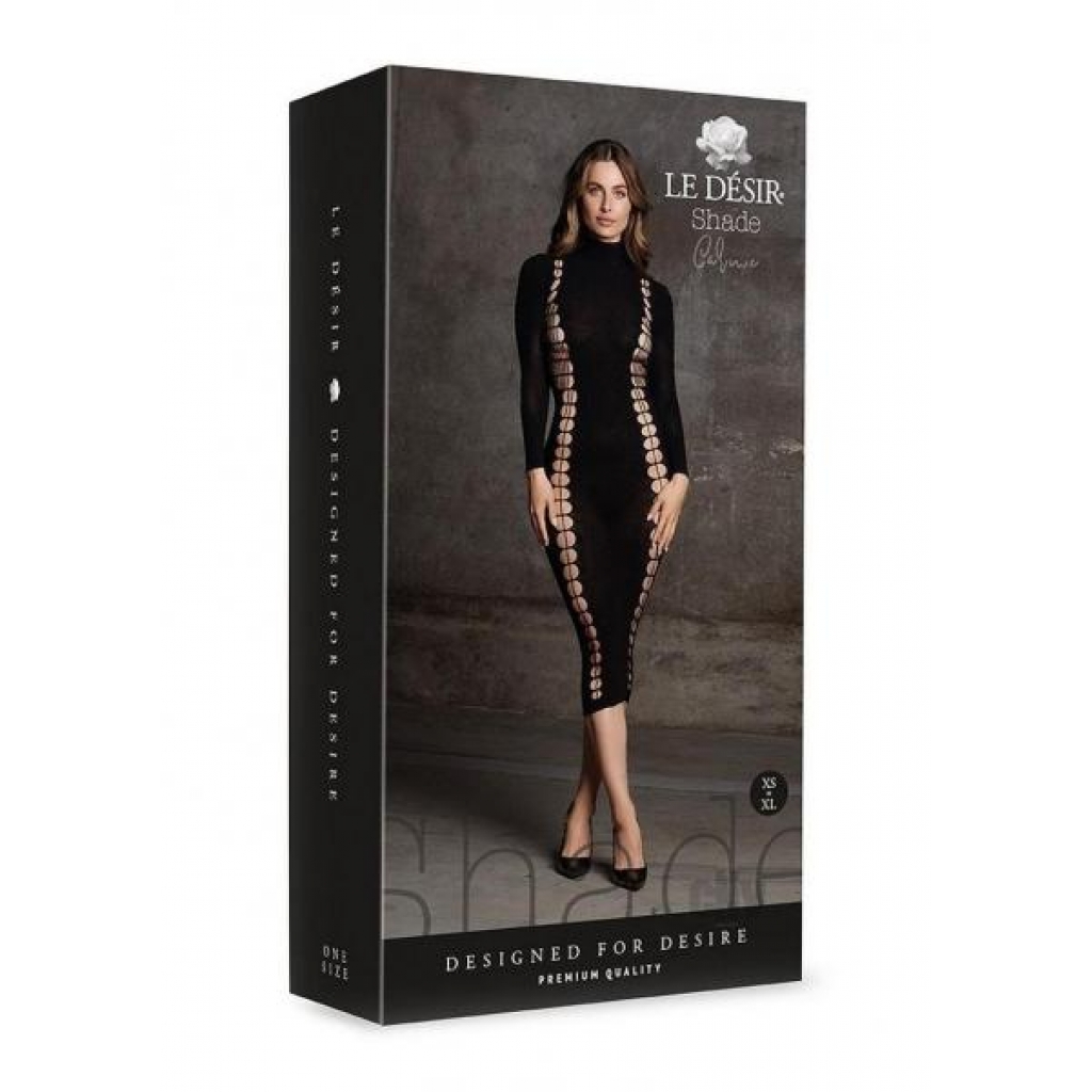 Shade Carame Xi Dress - Elegant Black Design