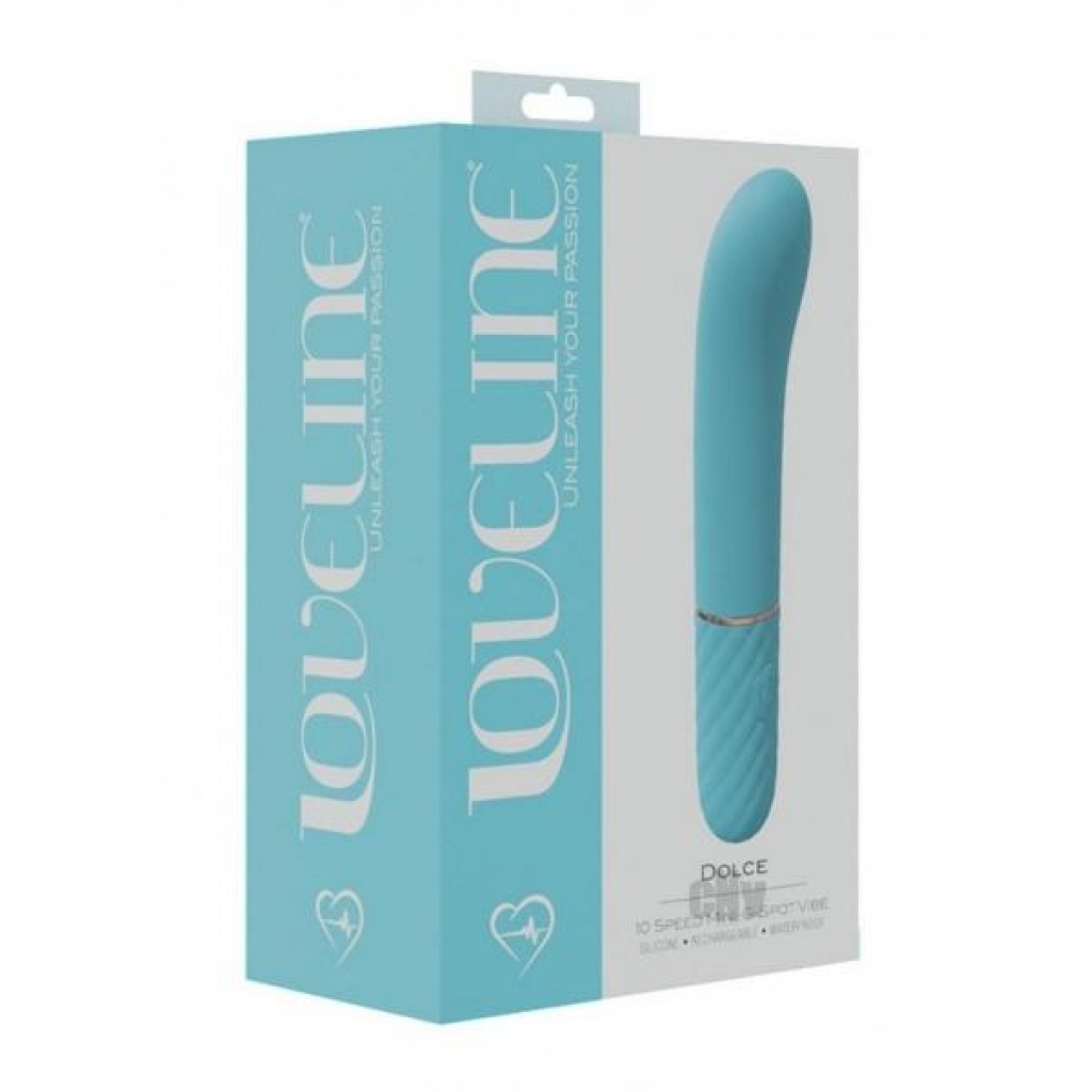 Dolce Whisper-Quiet Mini G-Spot Vibrator in Blue