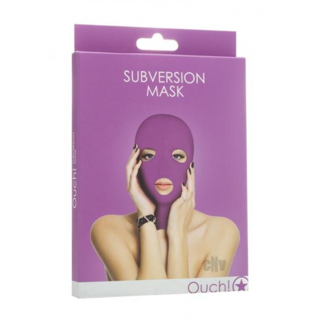 Ouch Subversion Mask Purple - Shots America Llc