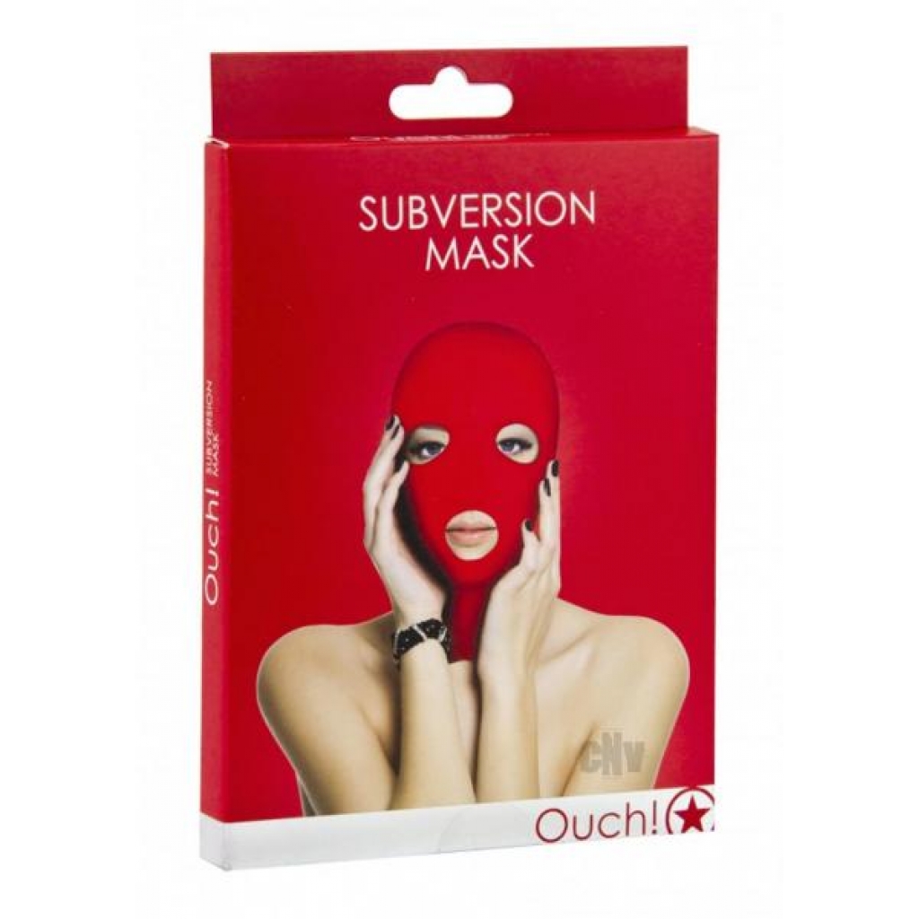 Ouch Subversion Mask Red - Shots America Llc