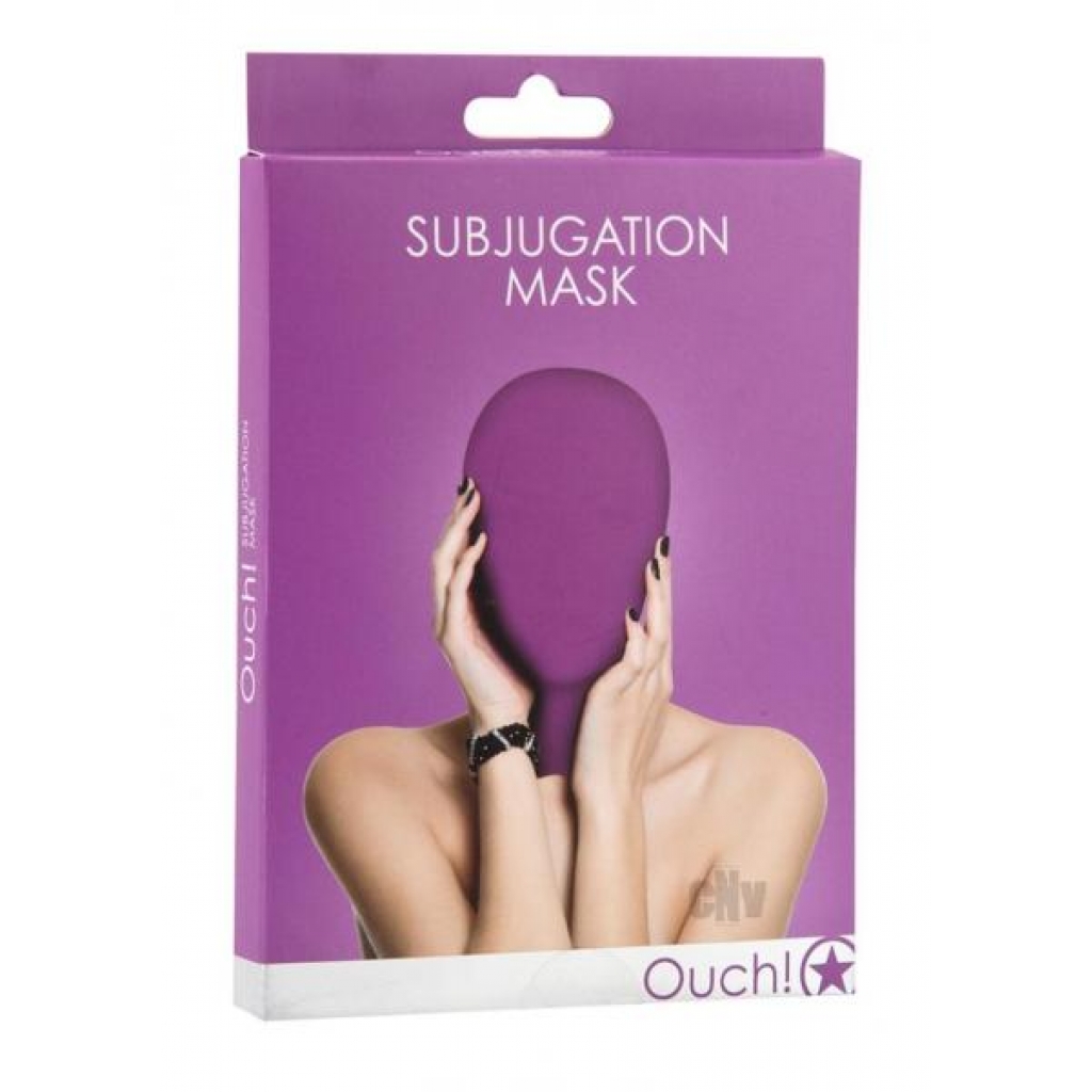 Ouch Subjugation Mask Purple - Shots America Llc