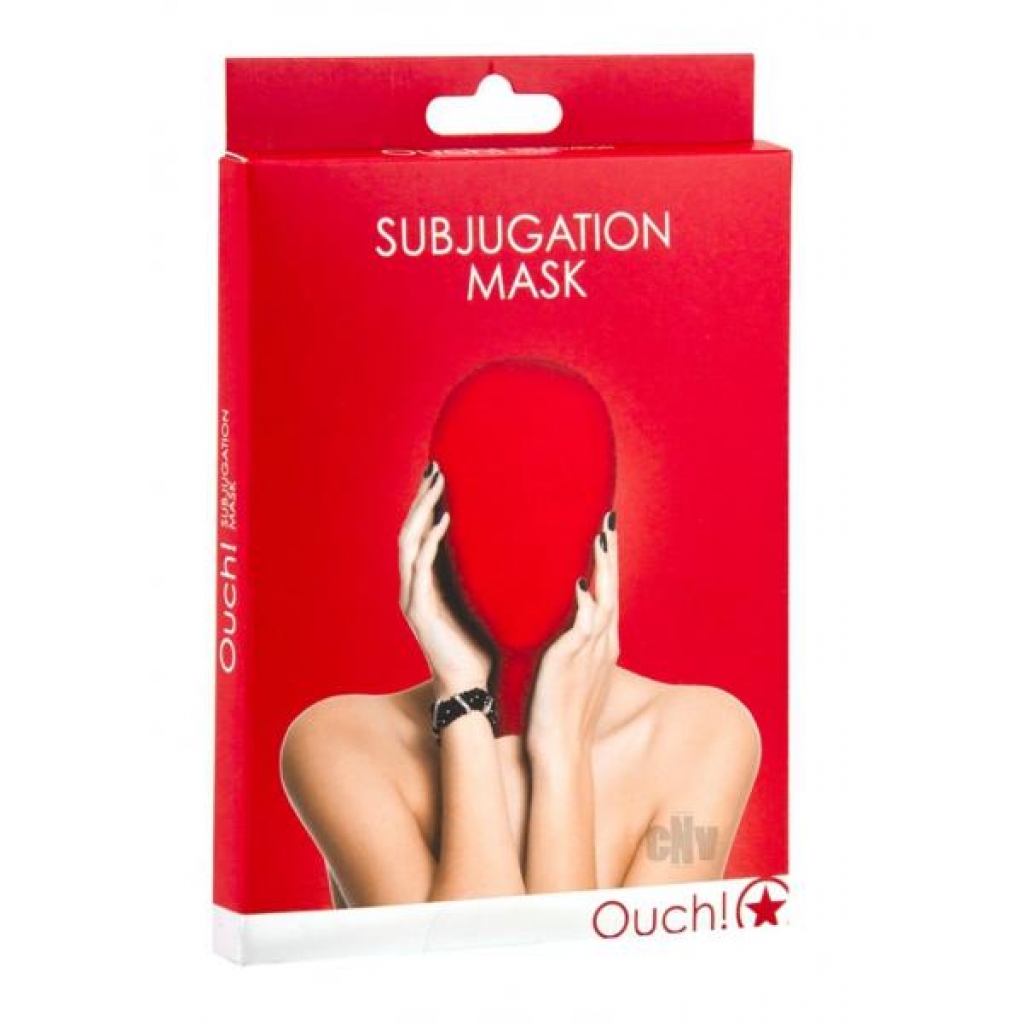 Ouch Subjugation Mask Red - Shots America Llc