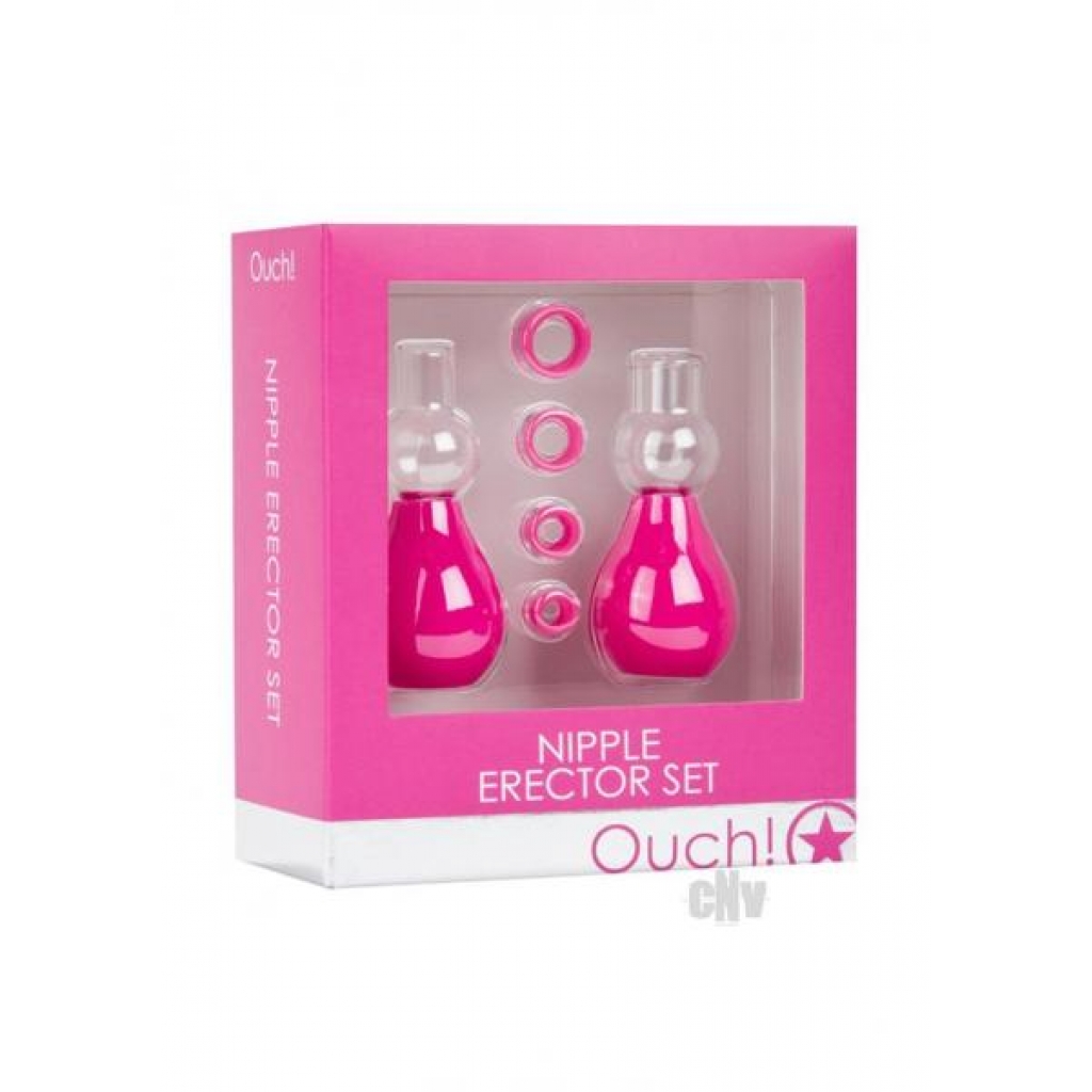 Ouch Nipple Erector Set Pink - Shots America Llc